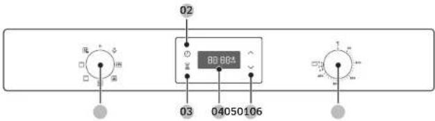 SAMSUNG NV75M3340BS - Bedienfeld - 1