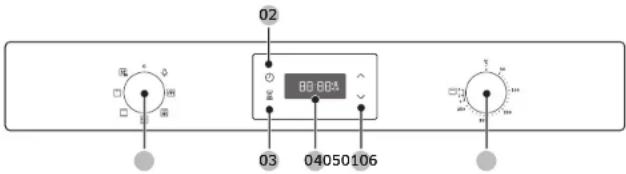 SAMSUNG NV75M3340BM - Bedienfeld - 1