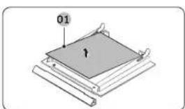 SAMSUNG NV72M1010BS/EG - Ausbau des Glaseinsatzes der Gerätetür - 2