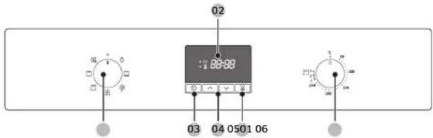 SAMSUNG NV72M1010BS/EG - Bedienfeld - 1