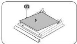 SAMSUNG NV70N3541RS/EG - Ausbau des Glaseinsatzes der Gerätetür - 2