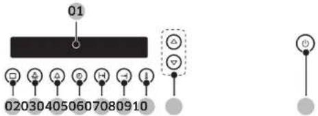SAMSUNG NV70H5587BB/EG - Bedienfeld - 1
