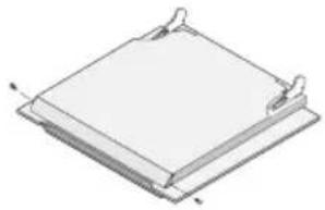 SAMSUNG HS-1000A - AUSBAU DES GLASEINSATZES DER GERÄTETÜR - 1