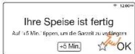 SAMSUNG NV73M9770BS - Möglichkeit 2 - Hinzufügen des aktuellen Rezepts zu den Favoriten - 1