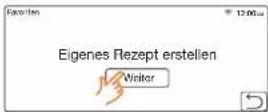 SAMSUNG NV73M9770BS - Möglichkeit 1 - Anlegen eines eigenen Rezepts - 2