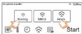 SAMSUNG NV73M9770BS - Dampfstufe (nur bei Betriebsarten mit Dampf) - 3