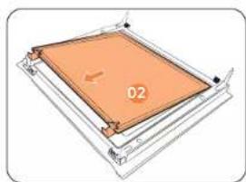 SAMSUNG NV73M9770BS - Glaseinsatz der Gerätetür - 2