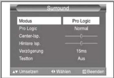SAMSUNG SP43W6HF - Dolby Digital-Einstellungen anpassen - 4