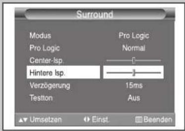 SAMSUNG SP43W6HF - Dolby-Einstellungen anpassen - 3