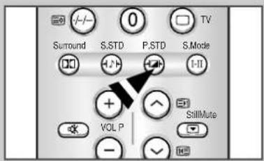 SAMSUNG SP43W6HF - Bildstandard ändern - 2