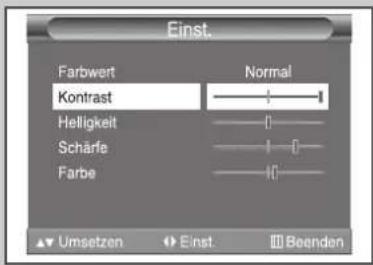 SAMSUNG SP43W6HF - Bildeinstellungen anpassen - 5