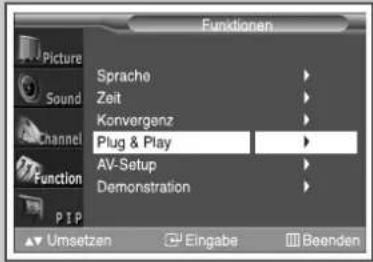 SAMSUNG SP43W6HF - Plug & Play-Funktion - 1