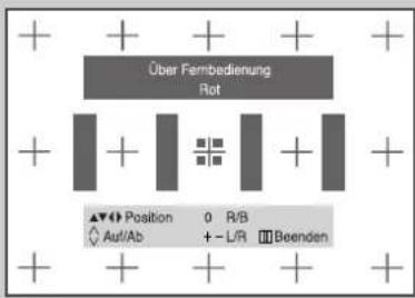 SAMSUNG SP43W6HF - Sie können die Konvergenz auch automatisch auf die Werkseinstellungen setzen. - 3