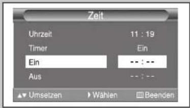 SAMSUNG SP43W6HF - Automatische Netzabschaltung EIN/AUS - 3