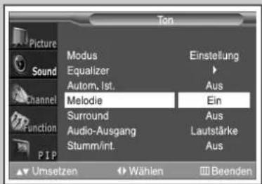 SAMSUNG SP43W6HF - Melodie hören - 1