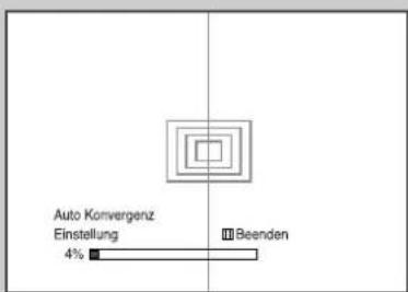 SAMSUNG SP43W6HF - Sie können die Konvergenz auch automatisch auf die Werkseinstellungen setzen. - 5