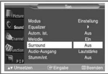 SAMSUNG SP43W6HF - Dolby Digital-Einstellungen anpassen - 3