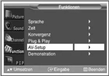 SAMSUNG SP43W6HF - Eine Eingangsquelle zu einem externen Ausgang durchschleifen - 1