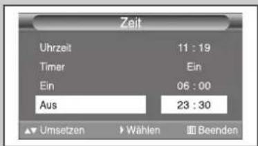 SAMSUNG SP43W6HF - Automatische Netzabschaltung EIN/AUS - 5