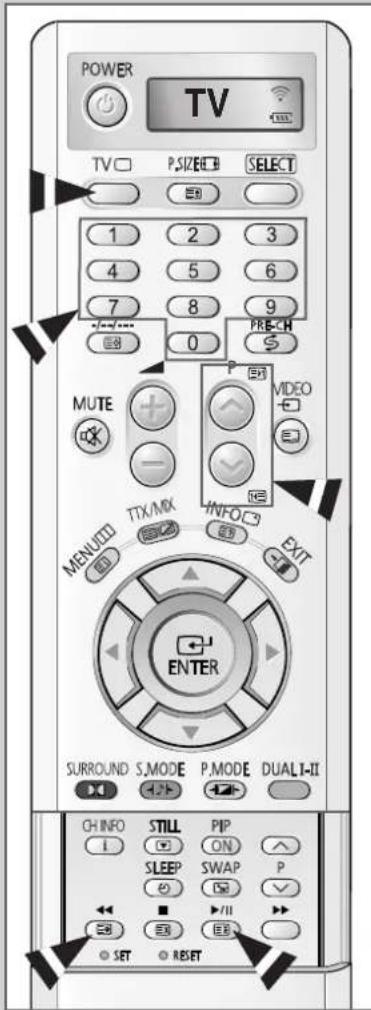 SAMSUNG SP43T7HPK - Eine Videotextseite anwählen - 1