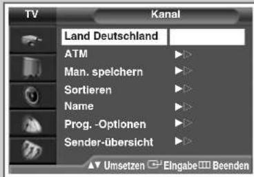 SAMSUNG SP43T7HPK - Kanäle automatisch einstellen - 1