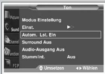 SAMSUNG SP43L2H - Automatische Lautstärkeeinstellung - 3
