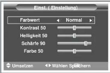 SAMSUNG SP43L2H - Bildeinstellungen anpassen - 5