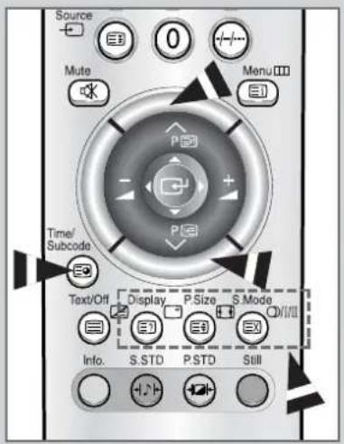 SAMSUNG SP43L2H - Anzeigeoptionen auswählen - 1
