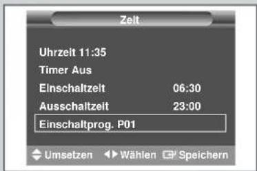 SAMSUNG SP43L2H - Uhrzeit einstellen und Fernseher automatisch ein-/ausschalten - 7