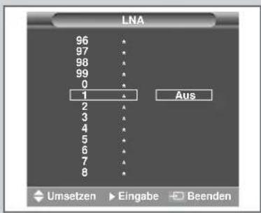 SAMSUNG SP43L2H - LNA-Funktion (Low Noise Amplifier) verwenden - 3
