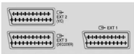 SAMSUNG SP42W4HPK - Geräte an die externen Ein- und Ausgänge anschließen - 2