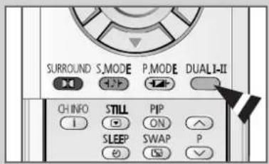 SAMSUNG SP42W4HPK - Tonwiedergabemodus wählen (abhängig vom Modell) - 1