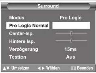 SAMSUNG SP42W4HPK - Dolby Digital-Einstellungen anpassen - 5