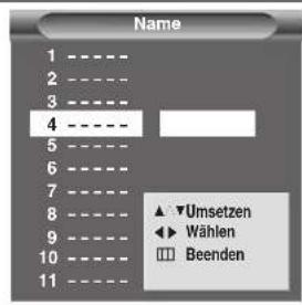 SAMSUNG SP42W4HPK - Kanäle benennen - 2