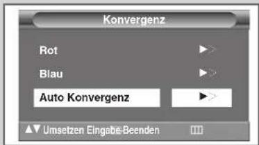 SAMSUNG SP42W4HPK - Sie können die Konvergenz auch automatisch auf die Werkseinstellungen setzen. - 4