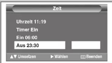 SAMSUNG SP42W4HPK - Automatische Netzabschaltung EIN/AUS - 5