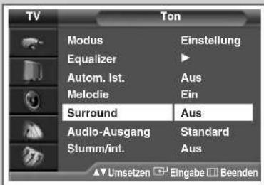 SAMSUNG SP42W4HPK - Dolby Digital-Einstellungen anpassen - 3