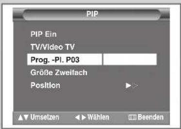 SAMSUNG SP42W4HPK - PIP-Funktion verwenden (Bild in Bild) - 4