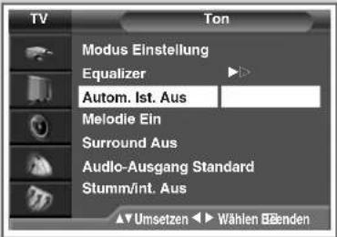 SAMSUNG SP42W4HPK - Lautstärke automatisch einstellen - 1