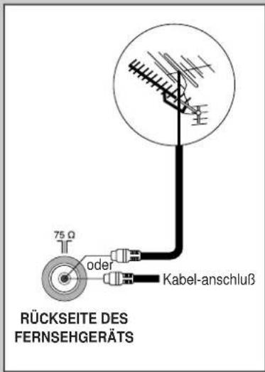 SAMSUNG CombiVision TX-20P1DF - Antennen- bzw. Kabelanschluß - 2