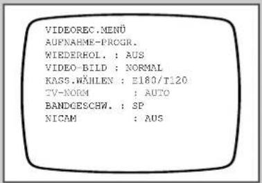 SAMSUNG CombiVision TX-20P1DF - Aufzeichnungsnorm einstellen (je nach Modell) - 1