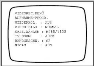 SAMSUNG CombiVision TX-20P1DF - Wiedergabe einer Bildsequenz oder Kassette wiederholen - 1