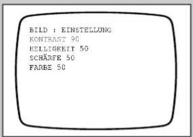 SAMSUNG CombiVision TX-14P1 - Bildeinstellungen ändern und speichern - 1