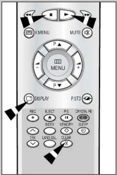 SAMSUNG CombiVision TX-14P1 - Wiedergabe einer Bildsequenz oder Kassette wiederholen - 2