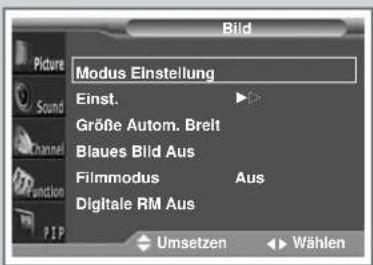 SAMSUNG SP61L2H - Bildqualität ändern - 1