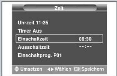 SAMSUNG SP61L2H - Uhrzeit einstellen und Fernseher automatisch ein-/ausschalten - 4