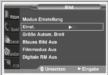SAMSUNG SP61L2H - Bildeinstellungen anpassen - 1