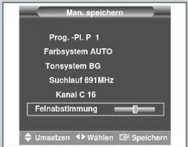 SAMSUNG SP61L2H - Modus für die Option Kanal - 3