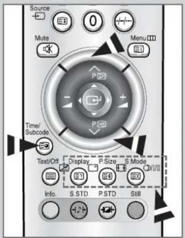 SAMSUNG SP61L2H - Anzeigeoptionen auswählen - 1