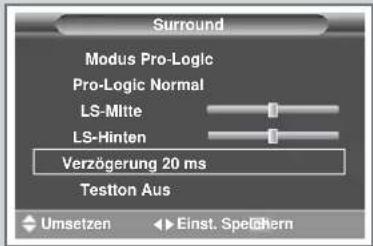 SAMSUNG SP61L2H - Dolby-Einstellungen anpassen - 3